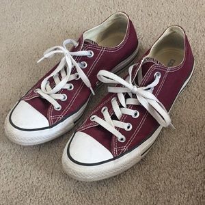 Maroon Converse
